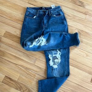 Hollister ultra high rise mom jean